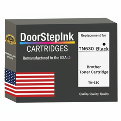 DoorStepInk Brand For Brother TN630 High Yield Black Remanufactured in the USA Toner Cartridge, TN-630