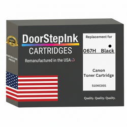 DoorStepInk Brand For Canon 067H High Yield Black Remanufactured in the USA Toner Cartridge,5106C001