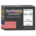DoorStepInk Brand For Canon 045H High Yield Cyan Remanufactured in the USA LaserJet Toner Cartridge, 1245C001