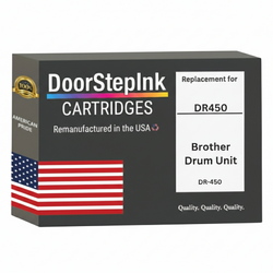 DoorStepInk Brand For Brother DR450 High Yield Black Remanufactured in the USA Laser Drum Cartridge, DR-450