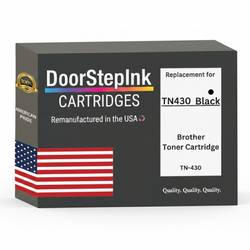 DoorStepInk Brand For Brother TN430 High Yield Black Remanufactured in the USA Toner Cartridge, TN430