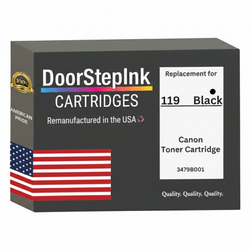 DoorStepInk Remanufactured in the USA For Canon 119 High Yield Black Toner Cartridge, 3479B001