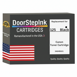 DoorStepInk Brand For Canon 125 High Yield Black Remanufactured in the USA Toner Cartridge, 3484B001