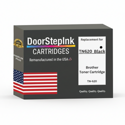 DoorStepInk Brand For Brother TN620 High Yield Black Remanufactured in the USA Toner Cartridge, TN620