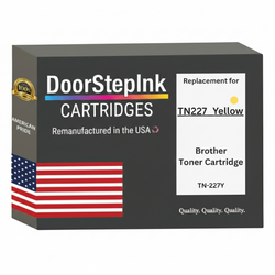 DoorStepInk Brand For Brother TN227Y High Yield  Yellow Remanufactured in the USA Toner Cartridge,TN227Y