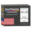 DoorStepInk Brand For Brother TN431C High Yield Cyan Remanufactured in the USA Toner Cartridge,TN431C