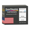 DoorStepInk Brand For Brother TN436C High Yield Cyan Remanufactured in the USA Toner Cartridge,TN436C
