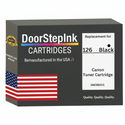 DoorStepInk Brand For Canon 126 Standard Yield Black Remanufactured in the USA Toner Cartridge,3483B001AA