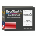 DoorStepInk Brand For Brother TN360 High Yield Black Remanufactured in the USA Toner Cartridge, TN360