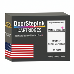 DoorStepInk Brand For Brother TN431M High Yield Magenta Remanufactured in the USA Toner Cartridge,TN431M