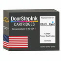 DoorStepInk Brand For Canon 054H High Yield Cyan Remanufactured in the USA LaserJet Toner Cartridge, 3027C001