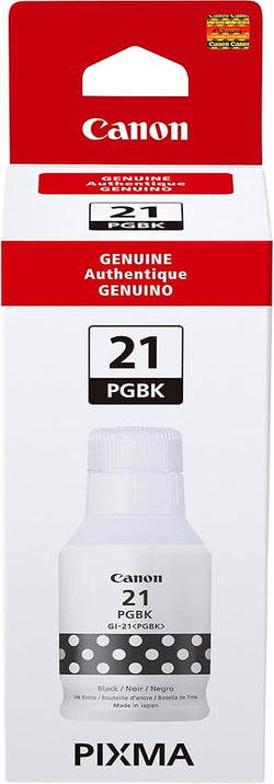 Genuine Canon GI-21 Pigment Ink Bottle, 4526C001