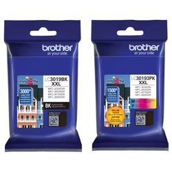 Genuine Brother LC3019 Super High Yield Color Ink 4-Pack