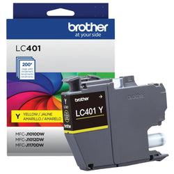 Genuine Brother LC401 Yellow Ink Cartridge
