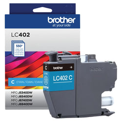 Genuine Brother LC402C Standard Yield Cyan Ink Cartridge