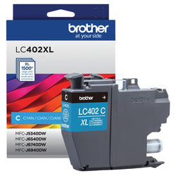 Genuine Brother LC402XLC High Yield Cyan Ink Cartridge