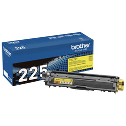 Genuine Brother TN-225Y High-Yield Yellow Toner Cartridge
