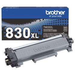 Genuine Brother TN830XL Black High Yield Printer Toner Cartridge, TN830XLBK