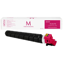 Genuine Kyocera TK-8527 Standard Yield Magenta Toner Cartridge, TK-8527M