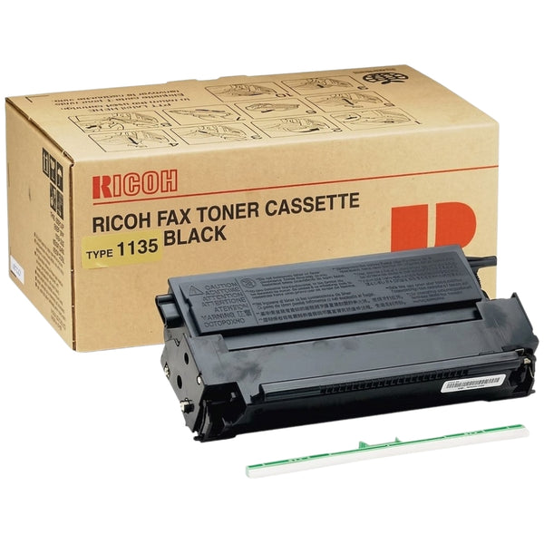 Genuine Ricoh 1135 Fax Standard Yield Black Toner Cartridge, 430222