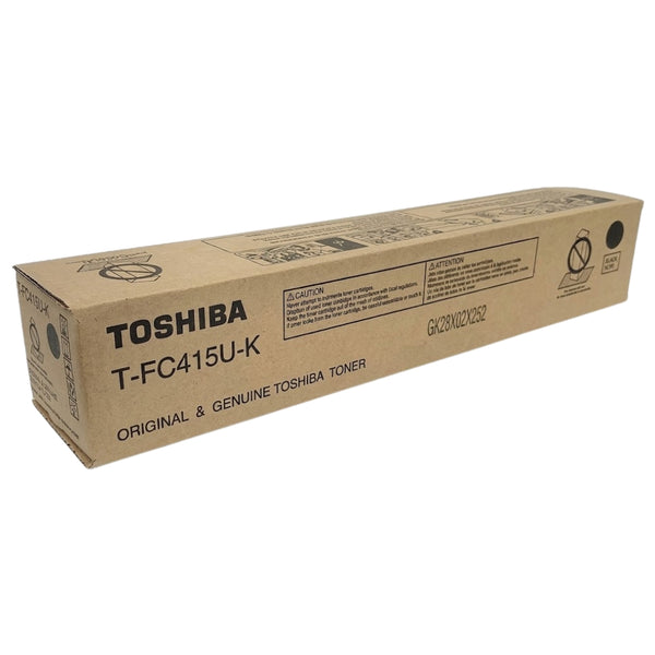 Genuine Toshiba TFC415UK Standard Yield Black Toner Cartridge, T-FC415U-K