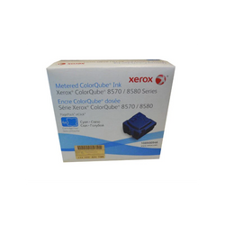 Genuine Xerox ColorQube 8570 / 8580 Cyan Solid Ink Pack (4 Sticks) (108R00946)