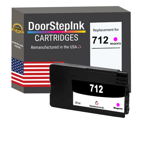 HP 712 Magenta (3ED68A) 29-ml Ink Cartridge