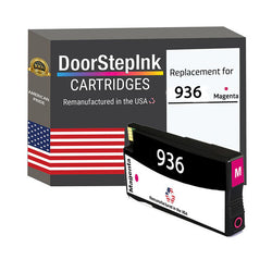 DoorStepInk Brand for HP 936 (4S6V0LN) Magenta Remanufactured in the USA Ink Cartridge