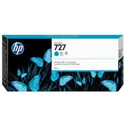 HP 727 300mL (F9J76A) Cyan Ink Cartridge