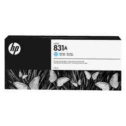 HP 831A Light Cyan 775ml Ink Cartridge, CZ686A