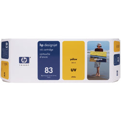 Original HP 83 UV 680-ml (C4943A) Yellow Ink Cartridge