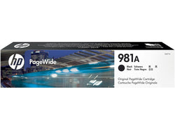 Genuine HP 981A Standard-Yield Black PageWide Ink Cartridge, J3M71A