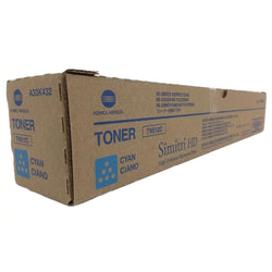 Original Konica Minolta TN512C Standard Yield Cyan Toner Cartridge, A33K432