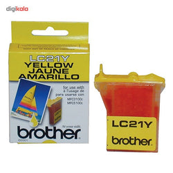 Original Brother LC21 Innobella Yellow Ink Cartridge, LC21Y