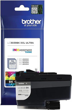 Genuine Brother LC3039 Ultra High Yield Black Ink Cartridge, LC3039BK