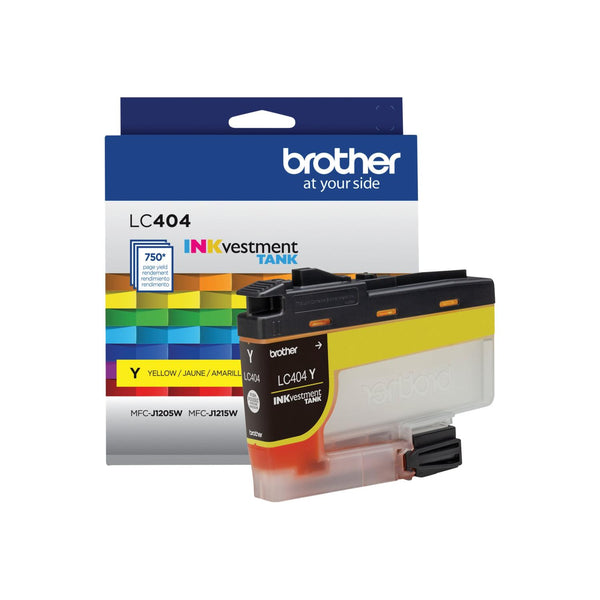 Brother LC404 Standard-Yield Yellow Ink Cartridge, LC404Y