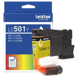 Original Brother LC501 Standard Yield Yellow Ink Cartridge