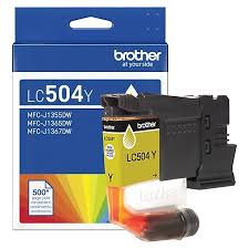 Original Brother LC504 Standard Yield Yellow Ink Cartridge
