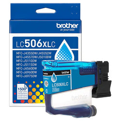 Original Brother LC506XL High Yield Cyan Ink Cartridge