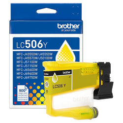 Original Brother LC506 Standard Yield Yellow Ink Cartridge