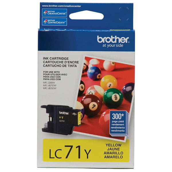 Original Brother LC71 Yellow Ink Cartridge