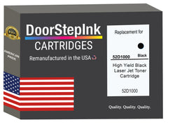 DoorStepInk Brand For Lexmark 52D1000 High Yield Black Remanufactured in the USA LaserJet Toner Cartridge,52D1000