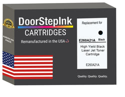 DoorStepInk Brand For Lexmark E260A21A High Yield Black Remanufactured in the USA LaserJet Toner Cartridge,E260A21A