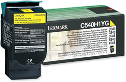 Lexmark C540H1YG High Yield Yellow Toner Cartridge