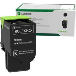 Genuine Lexmark CX510 Extra High Yield Return Program Toner Cartridge, 80C1XK0