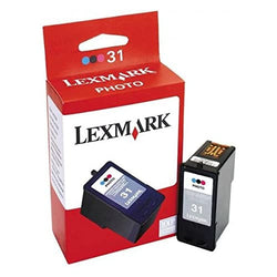 Original Lexmark 31 Standard Yield Photo Tri-Color Inkjet Cartridge, 18C0031