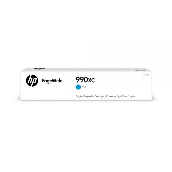 Genuine HP 990XC Cyan High-Yield PageWide  Ink Cartridge, M0K05XC