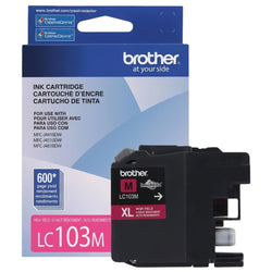 New Genuine Brother LC103XL High Yield Magenta Ink Cartridge