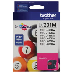 New Genuine Brother LC201 Magenta Ink Cartridges