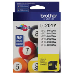 New Genuine Brother LC201 Yellow Ink Cartridge